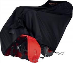 img 4 attached to Protect Your Snow Blower With IC ICLOVER'S Heavy Duty Waterproof Cover: Universal Fit And Windproof Buckles For Ultimate Outdoor Protection