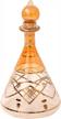 exquisite hand-blown egyptian perfume bottle - large decorative pyrex glass vial (5.75 inch/15 cm) logo