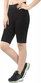 img 3 attached to Ideal Comfort For Workouts - 2Pack Women'S IloveSIA Cotton Yoga Short Leggings