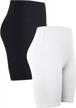 ideal comfort for workouts - 2pack women's ilovesia cotton yoga short leggings logo