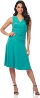 👗 rekucci slimming sleeveless control dresses: flattering women's clothing collection логотип