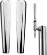 upgrade your homebrew with mrbrew's heavy-duty stainless steel beer tap handle - 2 pack! logo