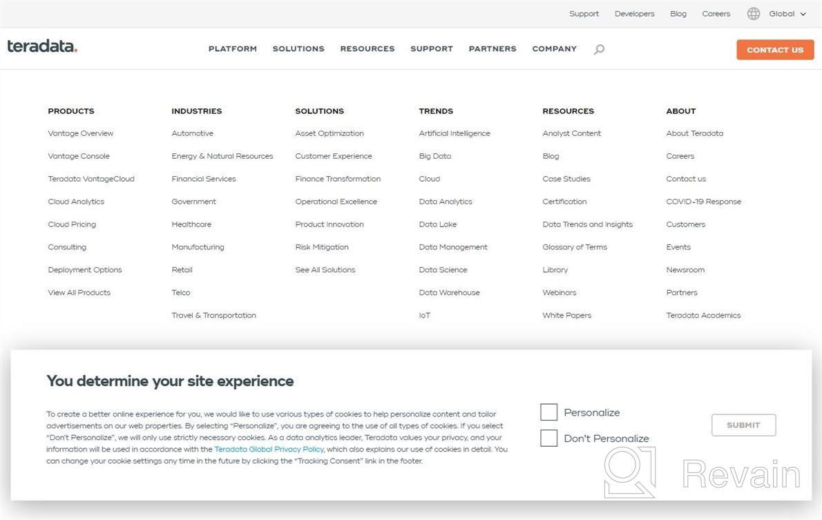 img 1 attached to Teradata Analytics for Enterprise Applications review by Tyler Born