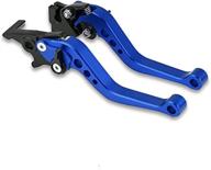 🔵 blue corrosionproof motorcycle brake and clutch lever set - dirt bike accessories for enhanced performance логотип