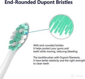 img 1 attached to 🪥 Gypoirul Replacement Toothbrush Heads - Compatible with Sonicare