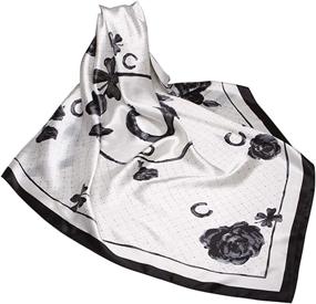 img 4 attached to Fashion Pattern Feeling Wrapping Designer Women's Accessories - Scarves & Wraps