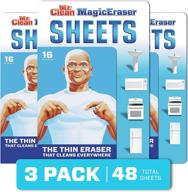 🧽 48-pack mr. clean magic eraser sheets for bathroom, shower, and shoe cleaning - effective, convenient cleaning wipes logo