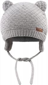 img 3 attached to Cute And Cozy Knitted Hats For Winter Babies - Perfect For Boys And Girls!