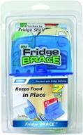 🚐 camco rv fridge brace: secure food and drinks while traveling, avoid spills - ideal for rvs, boats, camping, and more - 2 pack (44033), blue. logo