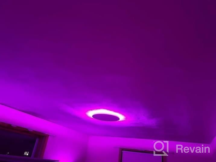 img 1 attached to Smart & Sleek TALOYA LED Ceiling Light With Remote Control & Auto Dim-Off Timer For Kid Room And Bedroom review by Antoine Collins