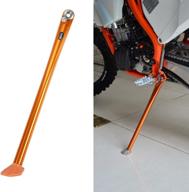 🟧 premium nicecnc orange shortened side stand kickstand for ktm & husqvarna 125-500 series - enhanced stability & easy compatibility 2008-2022 логотип