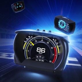 img 4 attached to Upgrade Your Ride With ACECAR Digital OBD2 Speedometer - Universal HUD Display With MPH, Tachometer & Troubleshooting