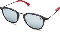 🕶️ ray ban 0rb2448nmf6023051 plastic sunglasses: non-polarized iridium shades with superior style логотип