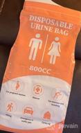 картинка 1 прикреплена к отзыву Portable Disposable Urinal Bag - 12/24 Pack 800ML Emergency Unisex Pee Bag For Camping, Travel, Traffic Jams, Hiking, Pregnant And Patients - DIBBATU Vomit Bag Available от Isaiah Boys
