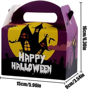 img 3 attached to 24Pack Halloween Treat Paper Boxes - Colorful Candy Tote For Party Favors
