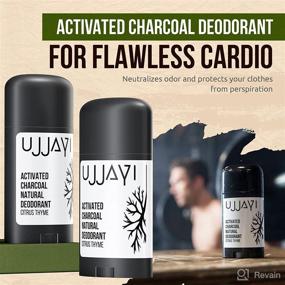 img 1 attached to Ujjayi Natural Activated Charcoal Deodorant Personal Care