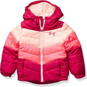 img 4 attached to Under Armour Little PRIMEBLOCK Rhubarb Girls' Clothing ~ Active