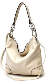 img 4 attached to 👜 Janin Bucket Shoulder Handbag - Women's Hardware Handbags & Wallets - Hobo Bags