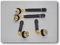 set of 4 tr417 clamp-in valves for cadillac el dorado 1967-1878 & oldsmobile toronado 1966-1978 логотип