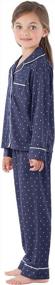 img 1 attached to Snug And Stylish: PajamaGram Button Down Pajamas For Kids
