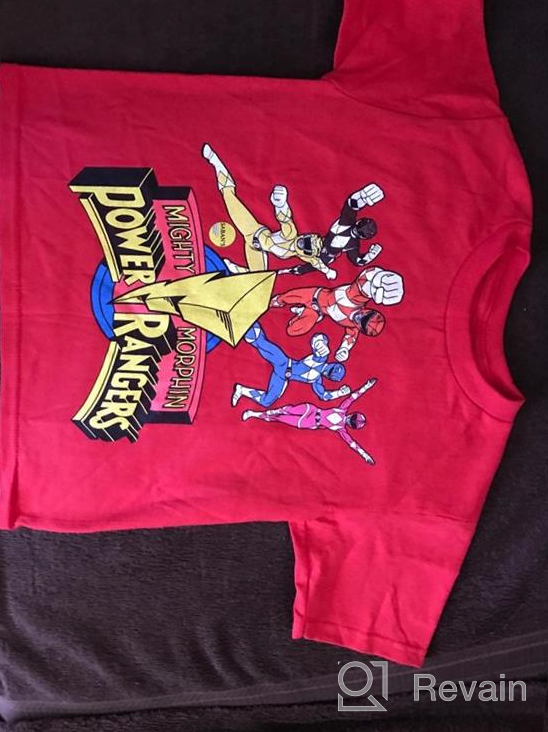 img 1 attached to Power Rangers Toddler Sleeve T Shirt review by David Lambert