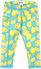 img 4 attached to Детские плавательные штаны UPF 50+ — разноцветные леггинсы для девочек и мальчиков | SwimZip