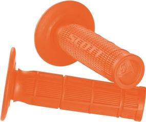 img 1 attached to 🔶 Scott Sports 233927-0036 Radial Half Waffle Motorcycle Grips in Bright Orange