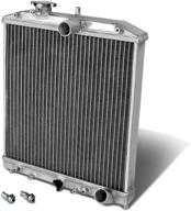 dna motoring 2-row dual core aluminum radiator for 92-00 civic / 93-97 del sol / 94-01 integra at/mt логотип