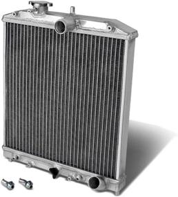 img 2 attached to DNA Motoring 2-Row Dual Core Aluminum Radiator for 92-00 Civic / 93-97 Del Sol / 94-01 Integra AT/MT