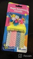 img 1 attached to 24-Piece Bundaloo Magic Relighting Birthday Candles Kit - Prank, Trick & Decorate For Party Celebrations In Pink, White, Blue & Yellow! review by Jyothish Pillai