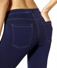 img 2 attached to Women'S Denim Capri Legging With Pockets, Classic Fit