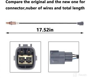 img 1 attached to 🔧 DOSKJOK 234-9052 O2 Oxygen Sensor | Air Fuel Ratio Upstream | Compatible with Corolla 2005-2008, Matrix 2004-2008, Yaris, Vibe | High-Quality 1Pcs