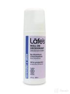 🌿 lafes lavender roll-on deodorant - 1 ounce, personal care logo