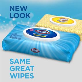 img 2 attached to Clorox Disinfecting Wipes - Crisp Lemon Scent, 🍋 Pack of 6 (450 Total Wipes), Bleach Free Cleaning Solution