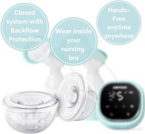 img 1 attached to 🤱 Zomee Hands-Free Collection Cups - In-Bra Breast Shields Kit (Includes 24mm and 28mm Sizes) - Pump Anytime Anywhere - Holds up to 5 oz (Pump Excluded)