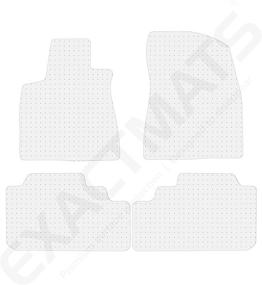 img 2 attached to 🚗 ExactMats Clear Floor Mat Protection for Lexus RX Series - Premium USA-Made Overlay Mats [2016-2022]: Clear Overlay Mats for 1st & 2nd Rows