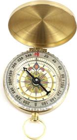 img 2 attached to DETUCK(TM) Pocket Compass: Outdoor Antique Hiking Hunting Camping Survival Tool