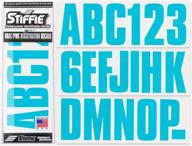 sky blue 3 alpha-numeric registration stickers for boats & pwc | stiffie uniline logo