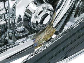 img 2 attached to 🔥 Chrome Heat Shield Kit: Kuryakyn 9196 Accent Accessory for Harley-Davidson Motorcycles (1993-2008) - Bridge The Gap