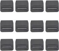 🔆 jaronx 12pcs sunshade clips: compatible with tesla model y, model 3 and model s sunroof/roof sunshade insert логотип