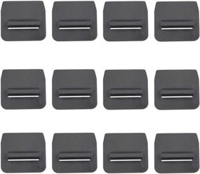 img 4 attached to 🔆 Jaronx 12PCS Sunshade Clips: Compatible with Tesla Model Y, Model 3 and Model S Sunroof/Roof Sunshade Insert