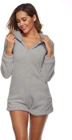 img 1 attached to Amiliashp Womens Jumpsuit Sleepwear Playsuit Women's Clothing : Jumpsuits, Rompers & Overalls