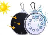 будьте готовы в любое время с перезаряжаемым фонарем для кемпинга на солнечной энергии и аварийным фонариком логотип