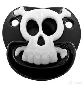 img 4 attached to 🏴 Pirate Black & Skull Billy Bob Pacifier