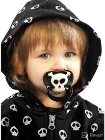 img 1 attached to 🏴 Pirate Black & Skull Billy Bob Pacifier