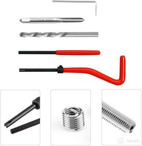 img 3 attached to 🔧 Highking Tool Thread Repair Kit: M5 x 0.8 mm Thread Repair Insert Kit for Auto Repairing