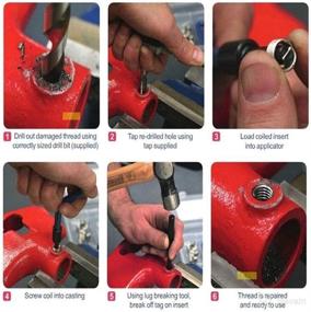 img 2 attached to 🔧 Highking Tool Thread Repair Kit: M5 x 0.8 mm Thread Repair Insert Kit for Auto Repairing