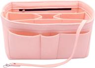insert fabric organizer zipper pocket women's accessories ~ handbag accessories logo