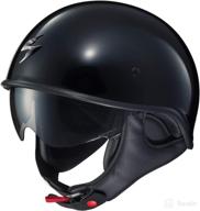 scorpionexo exo-c90 helmet: sleek black x-small model for optimal protection logo