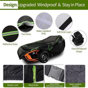 img 3 attached to Waterproof Slingshot Water Repellent Windproof Reflective